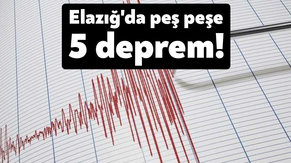 Elaz Da Pe Pe E Deprem Ba Ms Z Kocaeli