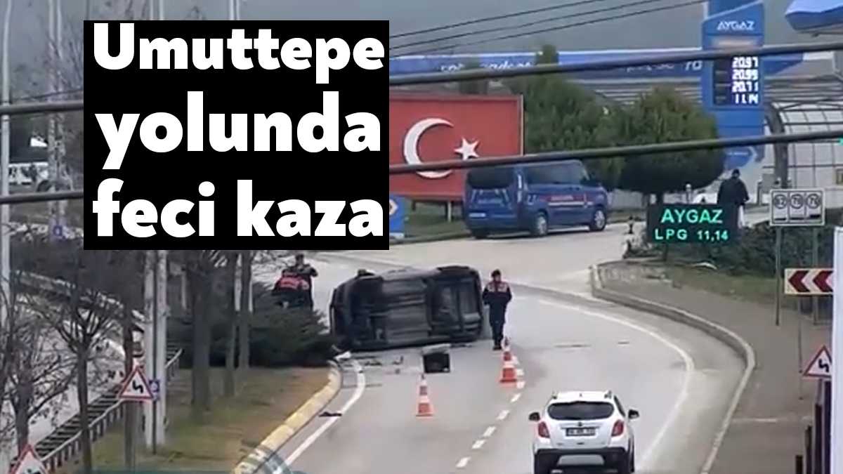 Umuttepe yolunda feci kaza Bağımsız Kocaeli