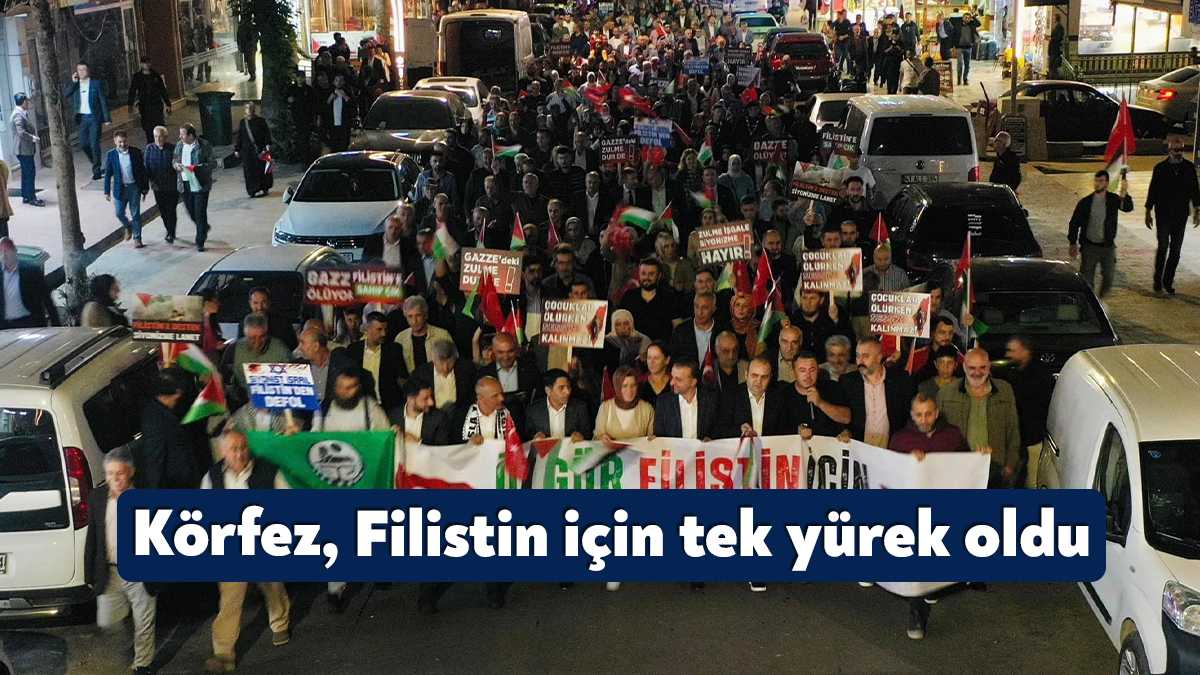 Körfez Filistin için tek yürek oldu Bağımsız Kocaeli