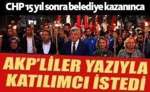 CHP 15 yıl sonra belediye kazanınca AKP’liler ‘Cumhuriyet  Yürüyüşü’ne üniversiteden yazıyla katılımcı istedi