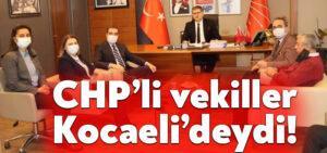 CHP milletvekilleri Toprak ve Tezcan Kocaeli’de basın toplantısı düzenledi!
