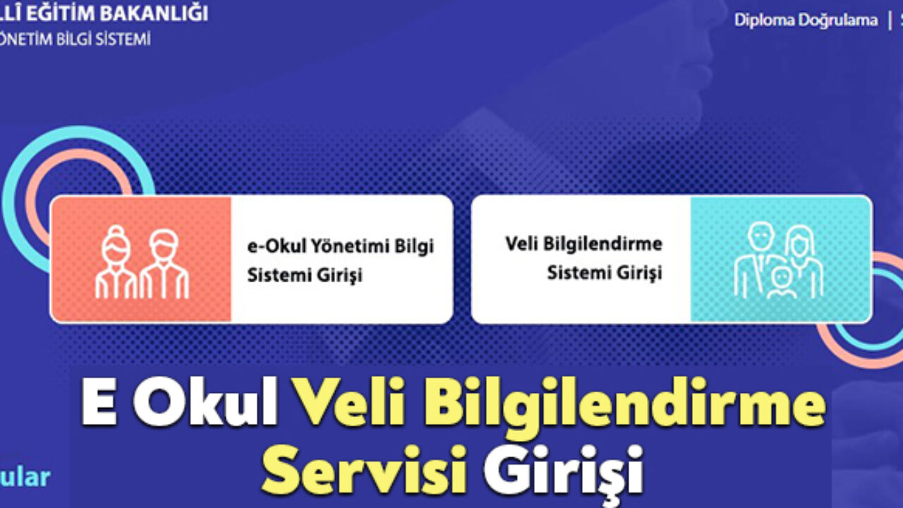 e okul veli bilgilendirme servisi girisi e okul vbs giris