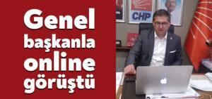 Harun Yıldızlı genel başkanla online görüştü!