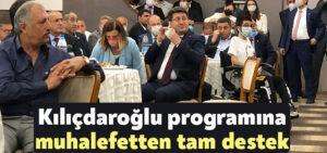 Kılıçdaroğlu’nun Kocaeli programına muhalefetten tam destek