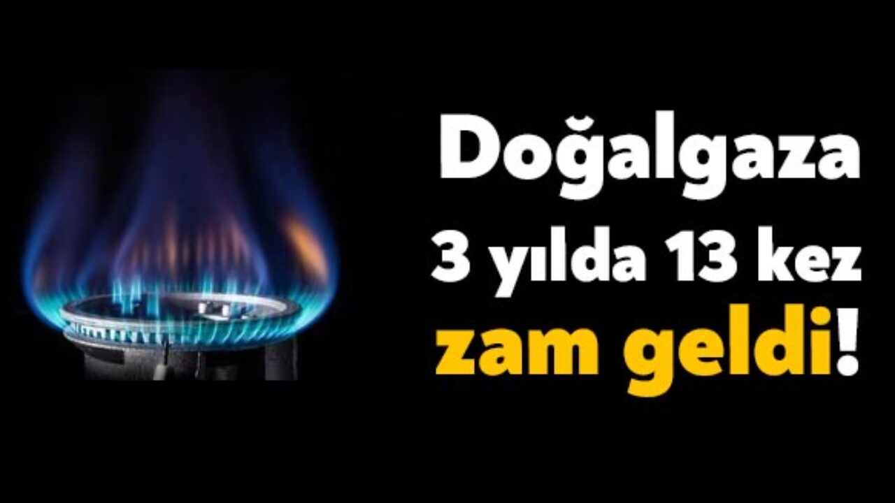 Kocaeli Haber Dogalgaza 13 Kez Zam Geldi