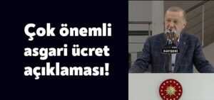 Cumhurbaşkanı Erdoğan: ‘Yıl sonunda asgari ücrete gerekeni yapacağız’