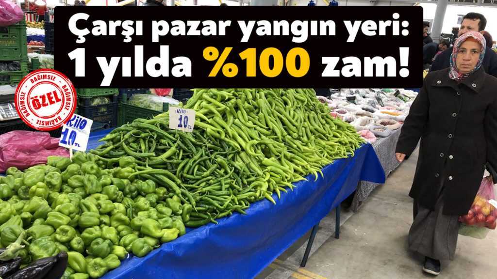 Çarşı pazar yangın yeri: 1 yılda %100 zam! - Bağımsız Kocaeli