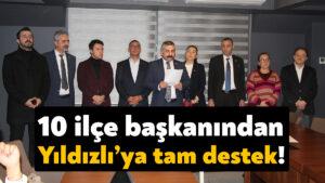 CHP Kocaeli’de 10 ilçe başkanından tek açıklama: Yıldızlı’nın adaylığını ilçe başkanları olarak destekliyoruz
