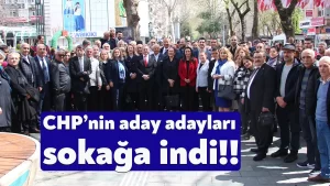 CHP Kocaeli’nin aday adayları sokağa indi!