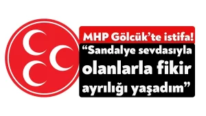 MHP Gölcük İlçe Başkan Yardımcısı Murat Motor istifa etti!