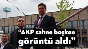 Sarı miting eleştirilerine cevap verdi: AKP sahne boşken görüntü aldı