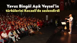 Yavuz Bingöl Aşık Veysel’in türkülerini Kocaeli’de seslendirdi