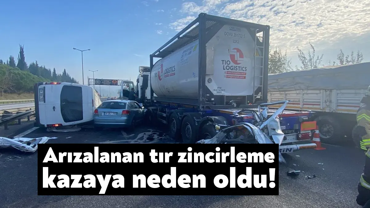 Arızalanan Tır Zincirleme Kazaya Neden Oldu! - Bağımsız Kocaeli